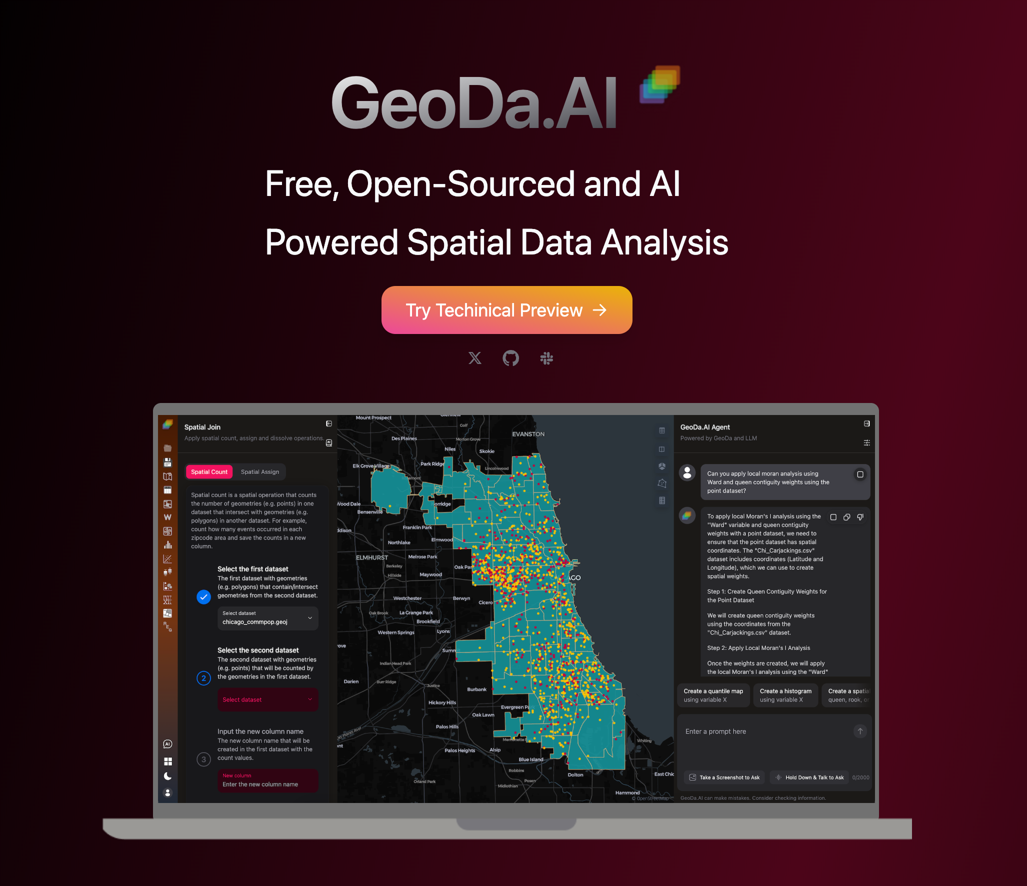 GeoDa.AI prototype