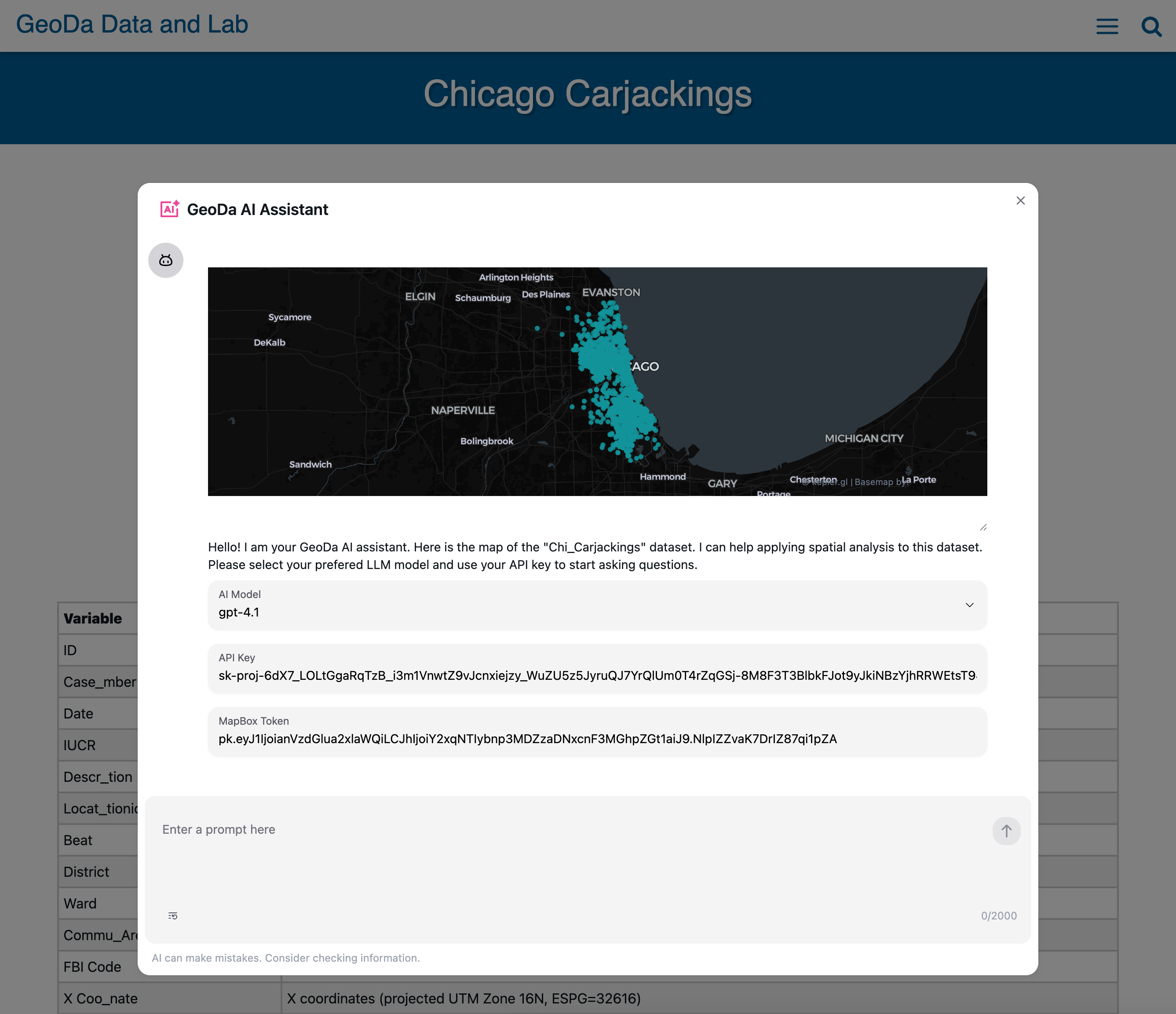 GeoDa Data AI Assistant